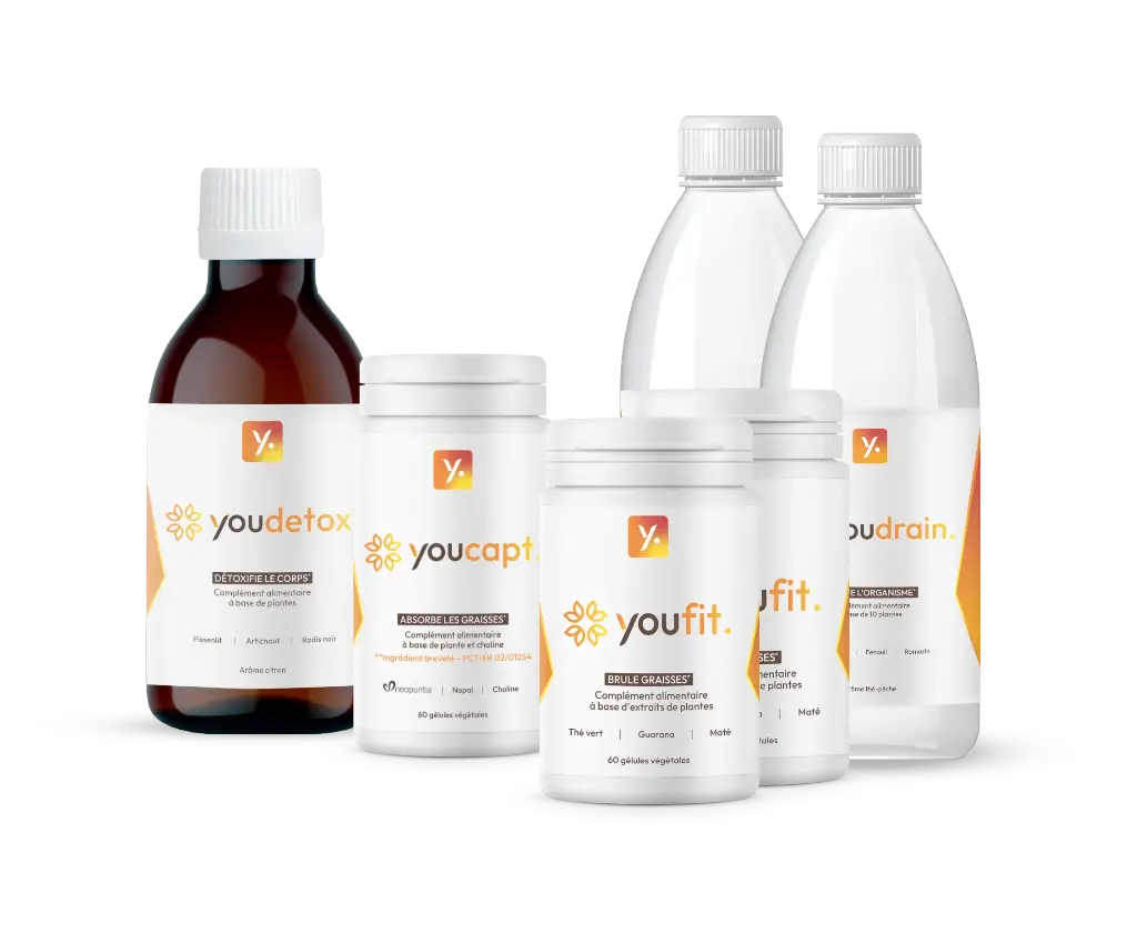Pack Minceur 4-en-1 : You Fit / You Drain / You Detox / You Capt