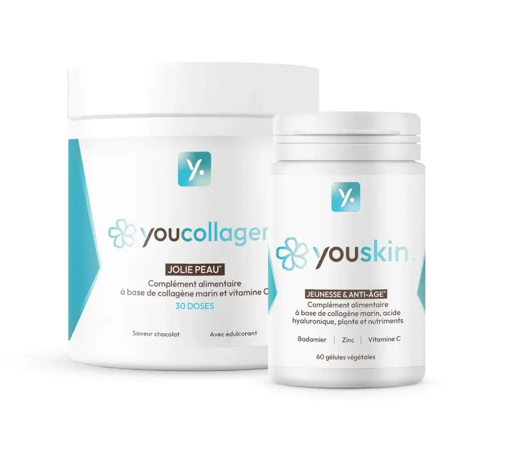 Promo Pack Anti Age 2-en-1 : You Skin / You Collagen Cure 3 Mois