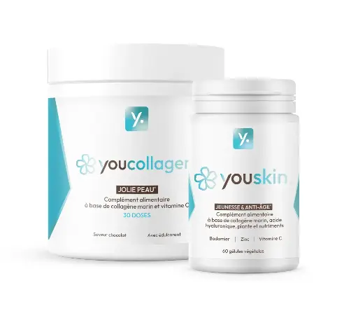 Promo Pack Anti Age 2-en-1 : You Skin / You Collagen Cure 3 Mois